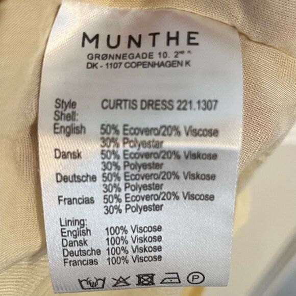 Munthe Curtis Open Back Embroidered Floral Midi Dress, Size 6 (EU 36) - Picture 7 of 15